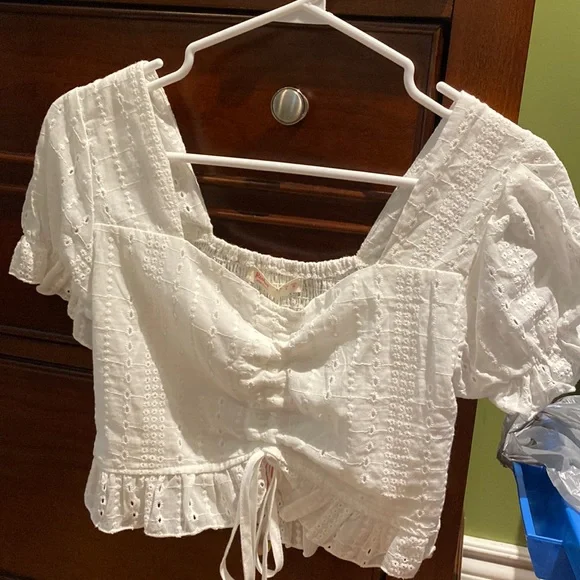 Romwe Drawstring Crop stop - Picture 2 of 5